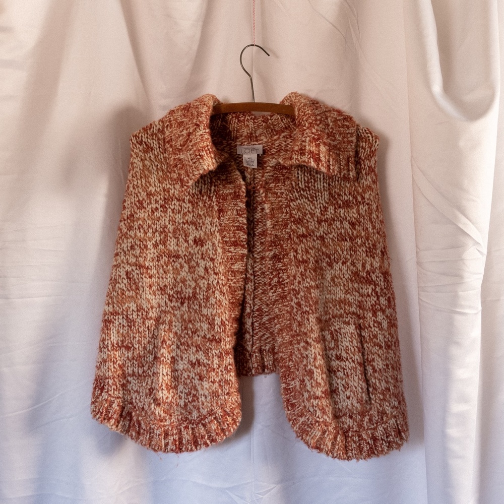 60s style knit cape